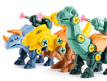Load image into Gallery viewer, Children's Dinosaur Construction Boy Toy Set Educational Designer Model Disassembly Assembly Puzzle Toys for Kid