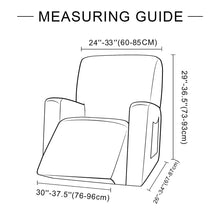 Load image into Gallery viewer, Stretch Elastic Recliner Sofa Cover Non-slip Removable And Washable Electric Armchair Cover Recliner Chair slipcover