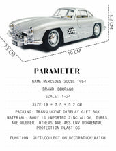 Load image into Gallery viewer, 1:24 The latest model is 1954 Mercedes 300 SL simulation alloy car model crafts decoration collection toy tools gift