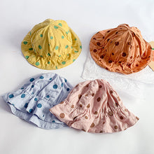 Load image into Gallery viewer, Summer Baby Sun Hat Children Panama Cap Newborn Girl Boy Outdoor Beach Bucket Hats Wide Brim Toddler UV Protection Cap
