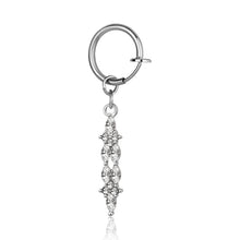 Load image into Gallery viewer, Heart shaped fake belly button ring belly button butterfly clip