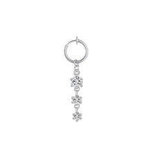 Load image into Gallery viewer, Heart shaped fake belly button ring belly button butterfly clip