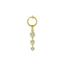 Load image into Gallery viewer, Heart shaped fake belly button ring belly button butterfly clip