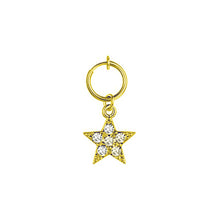 Load image into Gallery viewer, Heart shaped fake belly button ring belly button butterfly clip
