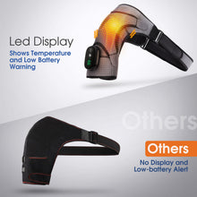 Load image into Gallery viewer, Heating Massage Device Infrared Therapy Vibration Electric Shoulder Massager Wrap Belt For Neck Back Body Arthritis Relief Pain