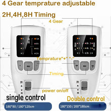 Load image into Gallery viewer, Warm Heater Velvet Electric Heating Blanket 4 Gear Temperature Timing Controller Room Electric Blanket Pad Mat