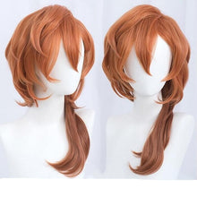 Load image into Gallery viewer, High Quality Anime Bungo Stray Dogs Chuya Nakahara Chuuya Cosplay Wig Heat Resistant Synthetic Hair Wigs + Wig Headwear