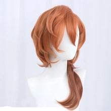 Load image into Gallery viewer, High Quality Anime Bungo Stray Dogs Chuya Nakahara Chuuya Cosplay Wig Orange Heat Resistant Synthetic Hair Wigs