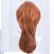 Load image into Gallery viewer, High Quality Anime Bungo Stray Dogs Chuya Nakahara Chuuya Cosplay Wig Orange Heat Resistant Synthetic Hair Wigs