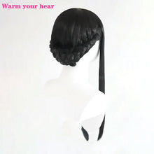 Load image into Gallery viewer, High Quality Anime SPY×FAMILY Yor Forger Cosplay Wig Heat Resistant Hair SPY FAMILY Halloween Party Role Play Wigs + a wig cap