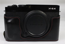 Load image into Gallery viewer, High Quality Camera Bag PU Leather Half Body Set Cover For Fujifilm FUJI X-E4 XE4 Bottom Case With Battery Opening