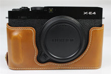 Load image into Gallery viewer, High Quality Camera Bag PU Leather Half Body Set Cover For Fujifilm FUJI X-E4 XE4 Bottom Case With Battery Opening