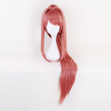 Load image into Gallery viewer, Literature Club Monika Wigs DDLC 95cm Long Heat Resistant Synthetic Hair Perucas Cosplay Wig +Wig Cap