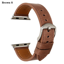 Load image into Gallery viewer, Leather Strap For Apple Watch Band 45mm 41mm 42mm 38mm 44mm 40mm Series 7 6 SE 5 4 3 iWatch Watchband