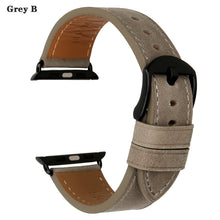 Load image into Gallery viewer, Leather Strap For Apple Watch Band 45mm 41mm 42mm 38mm 44mm 40mm Series 7 6 SE 5 4 3 iWatch Watchband