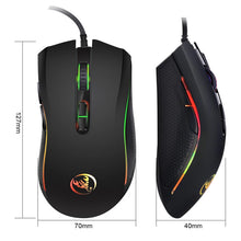Load image into Gallery viewer, High Quality optical professional gaming mouse gamer mice wired 3200DPI RGB LED backlit For LOL CS Computer Laptop PC