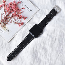 Load image into Gallery viewer, Leather loop Band for iWatch 40mm 44mm Sports Strap band for Apple watch 42mm 38mm Series 3 4 5 6 SE 7 41MM 45MM