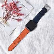 Load image into Gallery viewer, Leather loop Band for iWatch 40mm 44mm Sports Strap band for Apple watch 42mm 38mm Series 3 4 5 6 SE 7 41MM 45MM