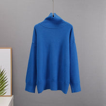 Load image into Gallery viewer, Hirsionsan Chic Turtle Neck Autumn Winter Sweater Women Soft Warm Basic Knitted Pullover 12 Colors Loose Casual Female Jumper