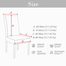 Load image into Gallery viewer, Slipcover Removable Anti-dirty Seat Chair Cover Spandex Kitchen Cover for Banquet Wedding Dinner Restaurant housse de chaise 1PC