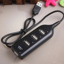 Load image into Gallery viewer, USB 4 Port USB 2.0 Multi HUB Splitter Socket Expansion Desktop PC Laptop Adapter Converter Data Charger Cable