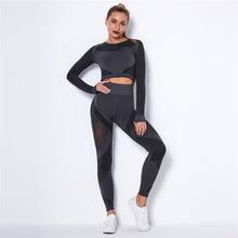 Load image into Gallery viewer, Yoga Set Two Piece Bra Leggings Workout Fitness Sets For Women