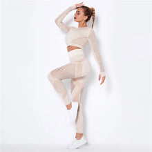 Load image into Gallery viewer, Yoga Set Two Piece Bra Leggings Workout Fitness Sets For Women