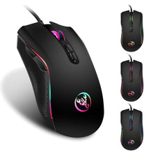 Load image into Gallery viewer, Upgraded version RGB Light 7200DPI Macro Programmable 7 Buttons Optical USB Wired Mouse Gamer Mice computer Gaming