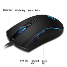 Load image into Gallery viewer, Upgraded version RGB Light 7200DPI Macro Programmable 7 Buttons Optical USB Wired Mouse Gamer Mice computer Gaming