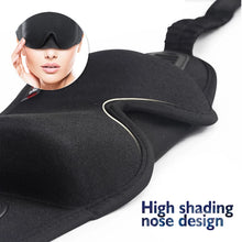 Load image into Gallery viewer, High-Grade Fabric EyeShade Portable Sleeping Eye Mask Eyepatch Padded Shade Cover Eye Mask Night Rest Blindfold Sleep Bandage