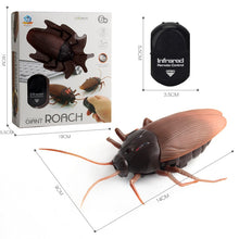 Load image into Gallery viewer, Horrible Infrared RC Cockroach Remote Control Simulation Roach Spider Toy Insects Prank Joke Scary Trick Bugs Kids Gift