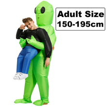 Load image into Gallery viewer, Adult Kids Alien Inflatable Costume Boys Girl Party Cosplay Costume Funny Suit Anime Fancy Dress Halloween Costume For Man Woman