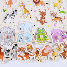 Load image into Gallery viewer, Hot Baby Learning Toys for Children Hand Grab Board Early Educational Toy Cartoon Vehicle/ Animal Wooden Puzzle Kids