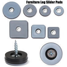 Load image into Gallery viewer, 8Pcs Slider Pad Easy Move Heavy Chair Table Bases Protector Leg Anti-abrasion Floor Mat Furniture Hardware with Screws
