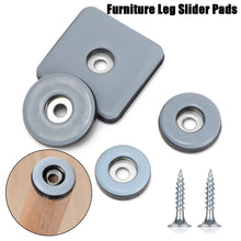 Load image into Gallery viewer, 8Pcs Slider Pad Easy Move Heavy Chair Table Bases Protector Leg Anti-abrasion Floor Mat Furniture Hardware with Screws