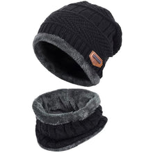 Load image into Gallery viewer, Hot Selling Winter Warm Beanie Hat Scarf Gloves Set Unisex Winter Warm Knitted Beanie Hat Neck Glove for Men Women -B5