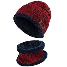 Load image into Gallery viewer, Hot Selling Winter Warm Beanie Hat Scarf Gloves Set Unisex Winter Warm Knitted Beanie Hat Neck Glove for Men Women -B5