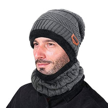 Load image into Gallery viewer, Hot Selling Winter Warm Beanie Hat Scarf Gloves Set Unisex Winter Warm Knitted Beanie Hat Neck Glove for Men Women -B5
