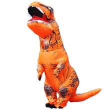 Load image into Gallery viewer, Hot T-Rex Dinosaur Inflatable Costume Purim Halloween Party Cosplay Fancy Suits Mascot Cartoon Anime Dress for Adult Kids