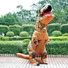 Load image into Gallery viewer, Hot T-Rex Dinosaur Inflatable Costume Purim Halloween Party Cosplay Fancy Suits Mascot Cartoon Anime Dress for Adult Kids