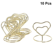 Load image into Gallery viewer, 10/12pcs Photo Holder Stands Table Number Card Holders Place Card Paper Menu Clips Seat Note Stand Ornament For Wedding Banquet