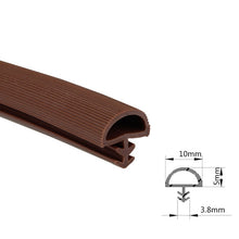 Load image into Gallery viewer, Wooden door seal Wooden Door Crash Bar Article Window Doors And Windows Sealing Trip Windproof Card Slot