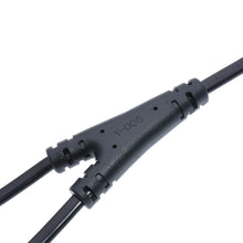 Load image into Gallery viewer, 320 C8 to 2X C7 Y Split AC Power Cord, IEC Figure 8 Male to 2 Female 1 in 2 Out AC Power Cable