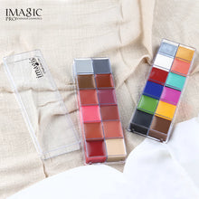 Load image into Gallery viewer, 12 Colors Body Face Oil Paints Professional DIY Painting Oil Art Make Up Use In Face Or Body Makeup Face Paint Palette