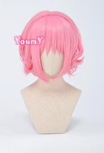 Load image into Gallery viewer, Ichigo Momomiya Wig Tokyo Mew Mew Cosplay Short Cute Pink Wig Cosplay Anime Cosplay Wig Heat Resistant Synthetic Wigs Halloween