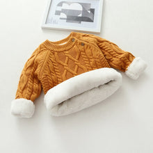 Load image into Gallery viewer, Kids Boys Girls Sweaters Clothes Baby Toddler Warm Sweater Coats Children Cartoon Thicken Tops Wool Pullovers Clothing