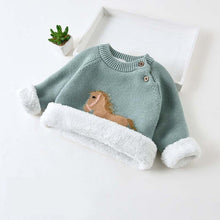 Load image into Gallery viewer, Kids Boys Girls Sweaters Clothes Baby Toddler Warm Sweater Coats Children Cartoon Thicken Tops Wool Pullovers Clothing