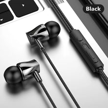 Load image into Gallery viewer, In-Ear Sport Headphones For Xiaomi Earphone For Phone Stereo Bass Headset Metal Wired Earphone HiFi Headphones Mic For Samsung