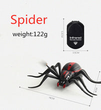Load image into Gallery viewer, Infrared Remote Control Cockroach Toy Animal Trick Terrifying Mischief Kids Toys Funny Novelty Gift RC Spider Ant