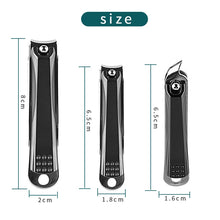 Load image into Gallery viewer, Innerhouse Stainless Steel Nail Cutters Anti-Splash Fingernail Trimmer Set Sharp & Safe Pedicure Tool Manicure Clipper with File